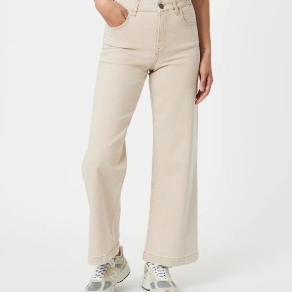 Mavi - Paloma Wide Leg Jeans Mid Rise | Beige Natural Dye - W26xL29 - NWT